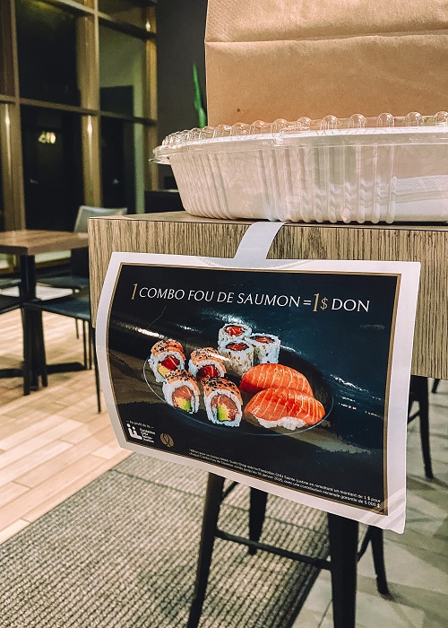 combo sushis saumon