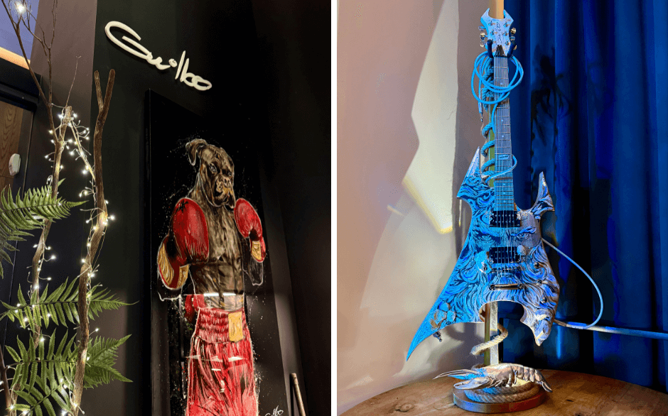 guilbo oeuvres art guitare